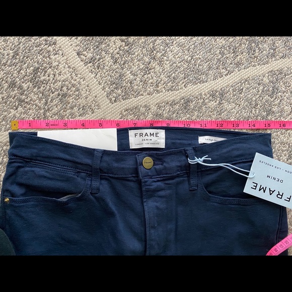 FRAME Le High Skinny Raw Stagger Film - Picture 8 of 8